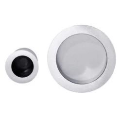 Poignée De Porte Porte Coulissante Ronde Bois Chromée Sans Serrure