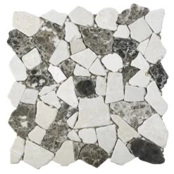 Décor VERMONT Galets 30 X 30 Cm