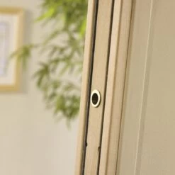 Système Coulissant Intégré CONFORT En Kit Poignée Laiton Et Serrure -Décor Soldes 201003353