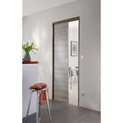 Système Coulissant Intégré PRESTIGE UNO Pour 1 Porte Avec Poignée Laiton à Condamnation -Décor Soldes 201516421