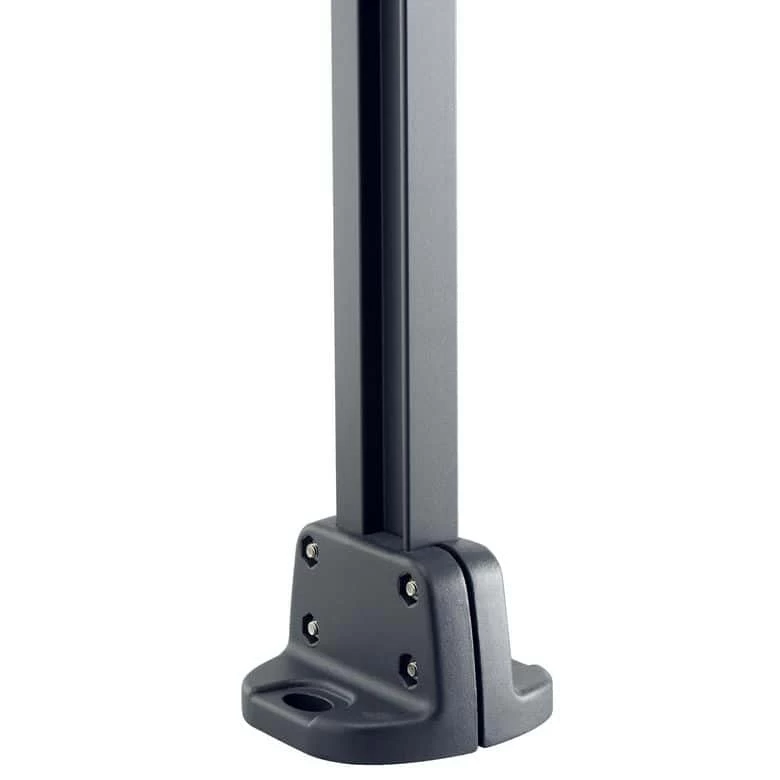 Balustrade OBEISSANTE En Aluminium - Poteau à Plat 3 Balustrade OBEISSANTE En Aluminium - Poteau à Plat