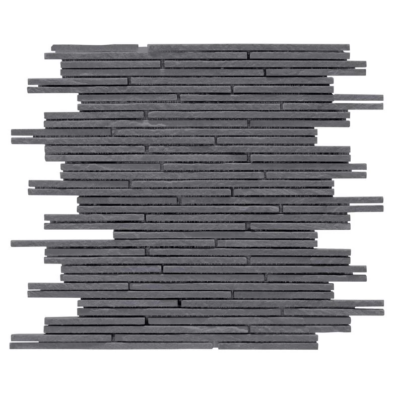 Carrelage Barrettes YUKON En Ardoise Naturelle 30 X 30 Cm 3 Carrelage Barrettes YUKON En Ardoise Naturelle 30 X 30 Cm