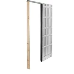 Système Coulissant Intégré PRESTIGE UNO Pour 1 Porte Avec Poignée Laiton Sans Serrure