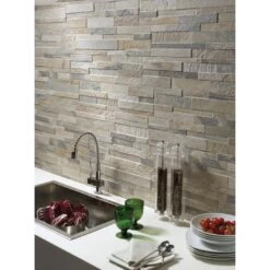 Carrelage Murs GIMEL Effet Pierre 15 X 61 Cm