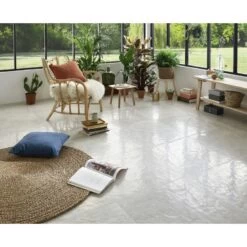 Carrelage Sols GRACE Imitation Pierre Polie 60 X 60 Cm