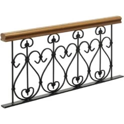 Appui De Fenêtre Malesherbes H.40 Cm Main Courante En Chêne Doré