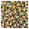 Carrelage Mosaïque DIABOLO Verre Couleur 30 X 30 Cm