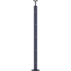 Balustrade Lisséo En Aluminium - Poteau à Plat