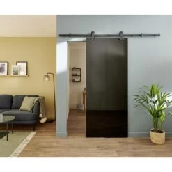 Porte Coulissante ROXANNE En Verre -Décor Soldes 202233313 2