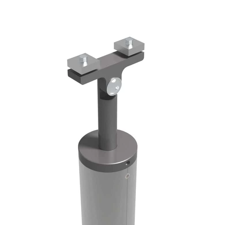 Balustrade Lisséo En Aluminium - Poteau à Plat 8 Balustrade Lisséo En Aluminium - Poteau à Plat – Image 6