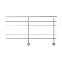Balustrade Prestio En Aluminium - Pack 2M Fixation Latérale