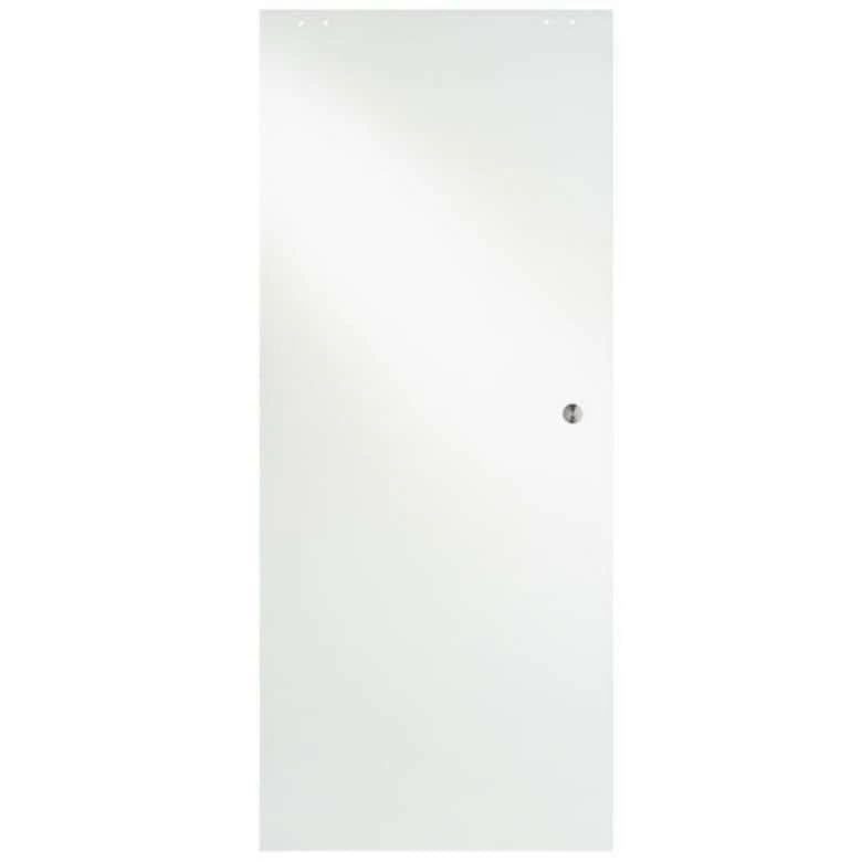 Porte Coulissante Verre PURETE Blanc Brillant 3 Porte Coulissante Verre PURETE Blanc Brillant