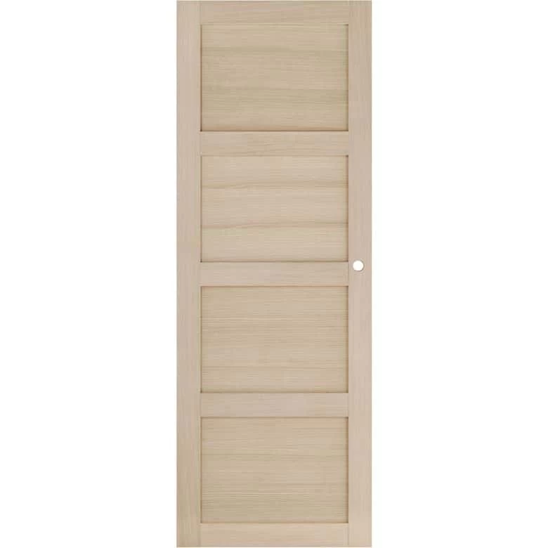 Porte Coulissante Chêne Plaqué Quadral Pleine 4 Porte Coulissante Chêne Plaqué Quadral Pleine – Image 2