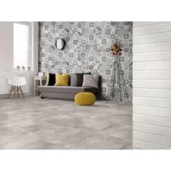 Carrelage Sols GATSBY Imitation Ciment Mat 60 X 60 Cm