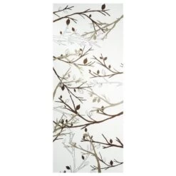 Porte Coulissante Verre VEGETALE à Sérigraphie