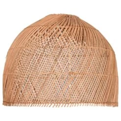 Abat Jour Pour Luminaire En Rotin Naturel Forme Dôme - Naturel -Décor Soldes abat jour luminaire en rotin naturel forme dome 2