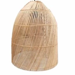 Abat Jour Pour Luminaire En Rotin Naturel Forme Dôme - Naturel -Décor Soldes abat jour luminaire en rotin naturel forme dome 5