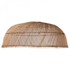 Abat Jour Pour Luminaire En Rotin Naturel Forme évasée - Naturel -Décor Soldes abat jour luminaire en rotin naturel forme evasee 2