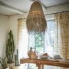Abat Jour Pour Luminaire Avec Franges Modèle Nesta En Jacinthe D'eau 1 Abat Jour Pour Luminaire Avec Franges Modèle Nesta En Jacinthe D'eau -Décor Soldes abat jour nesta naturel jacinthe d eau