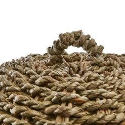 Abat Jour Pour Luminaire Avec Franges Modèle Nesta En Jacinthe D'eau -Décor Soldes abat jour nesta naturel jacinthe d eau 4