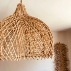 Abat Jour Pour Lampe En Rotin Naturel Serang D40cm -Décor Soldes abat jour pour lampe en rotin naturel serang d40cm 3