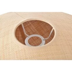 Abat-jour Pour Suspension En Raphia Naturel Et Ganse Modèle Mila 50 Cm -Décor Soldes abat jour raphia naturel et ganse modele mila 1