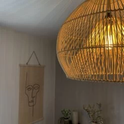 Abat Jour Pour Luminaire En Rotin De Bali Coloris Naturel - Clair 10 Abat Jour Pour Luminaire En Rotin De Bali Coloris Naturel - Clair -Décor Soldes abat jour rotin de bali coloris naturel clair lampshade 3