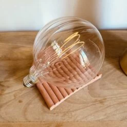 Ampoule LED E27 Striée D9.5cm Pour Luminaire -Décor Soldes ampoule led e27 striee d95cm pour luminaire 3