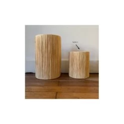 Applique Luminaire En Raphia Naturel Du Maroc 2 Tailles Dispo -Décor Soldes applique en raphia 3