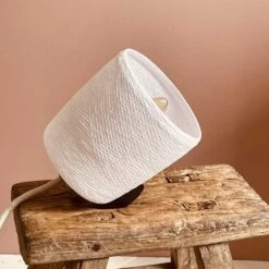 Applique Magnétique En Fil Tissé Coloris Blanc - La Case De Cousin Paul -Décor Soldes applique magnet coloris blanc la case de cousin paul 2