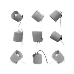 Applique Magnétique En Fil Tissé Coloris Gris Acier - La Case De Cousin Paul -Décor Soldes applique magnet coloris gris acier la case de cousin paul 3