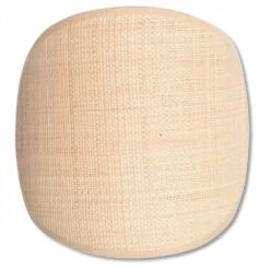 Applique Murale Arrondie En Raphia Naturel Modèle Tania
