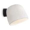 Applique Murale XL Complète Forme Cloche - Coloris Blanc -Décor Soldes applique murale complete forme cloche coloris blanc