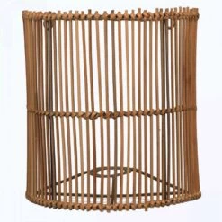 Applique Murale En Rotin Naturel Foncé Modèle Cabane