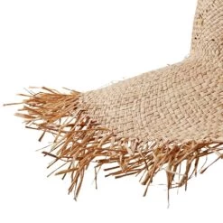 Chapeau XL En Paille Avec Franges D. 50 Cm Couleur Naturelle 8 Chapeau XL En Paille Avec Franges D. 50 Cm Couleur Naturelle -Décor Soldes chapeau paille franges xl naturel 2