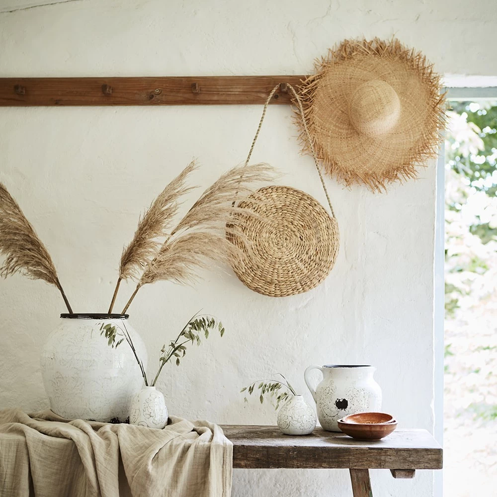 Chapeau XL En Paille Avec Franges D. 50 Cm Couleur Naturelle 3 Chapeau XL En Paille Avec Franges D. 50 Cm Couleur Naturelle