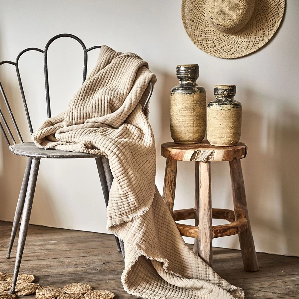 Chapeau L En Paille Tressage Ajouré D. 38 Cm Coloris Clair 6 Chapeau L En Paille Tressage Ajouré D. 38 Cm Coloris Clair – Image 4