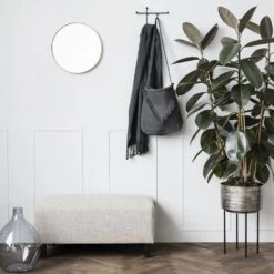 Crochets Muraux En Métal Noir Porte-manteau 28 Cm Pour Tout Y Suspendre -Décor Soldes crochets muraux metal porte manteau 2