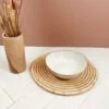 Dessous De Plat Artisanat Berbère Rond En Raphia