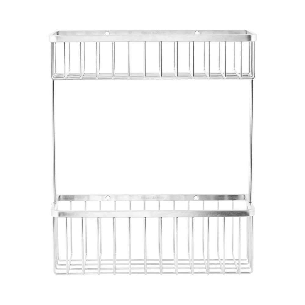 Etagère 2 Casiers Acier Inoxydable Pour La Salle De Bains 3 Etagère 2 Casiers Acier Inoxydable Pour La Salle De Bains