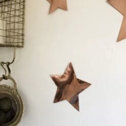Etoile En Métal Rose à Suspendre Et Associer - 3 Tailles -Décor Soldes etoile decorative en metal cuivre brillante 3