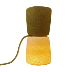 Lampe à Poser BaoBa Réversible Tissée à La Main - Coloris Kaki 9 Lampe à Poser BaoBa Réversible Tissée à La Main - Coloris Kaki -Décor Soldes lampe a poser baoba reversible coloris kaki 3