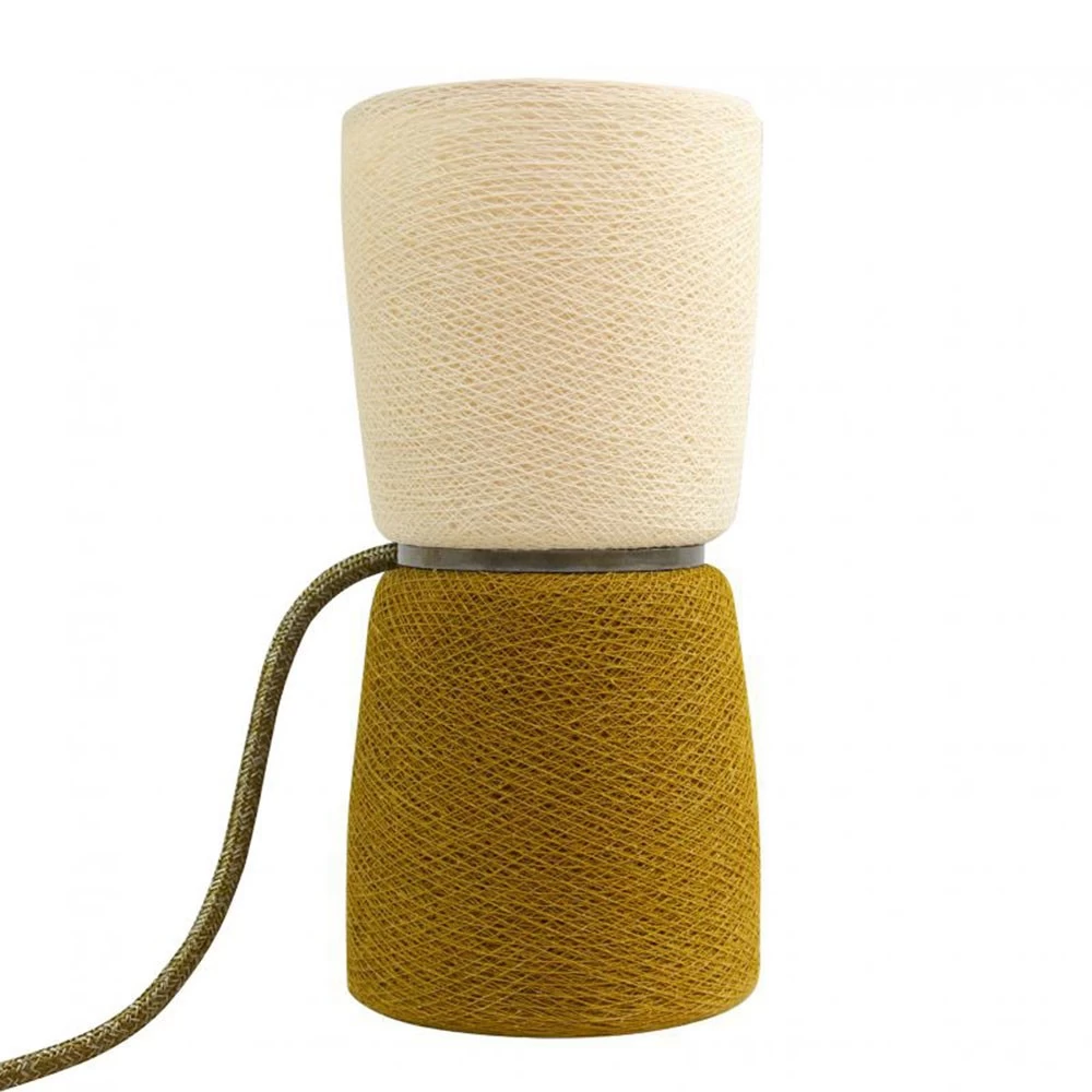 Lampe à Poser BaoBa Réversible Tissée à La Main - Coloris Kaki 3 Lampe à Poser BaoBa Réversible Tissée à La Main - Coloris Kaki