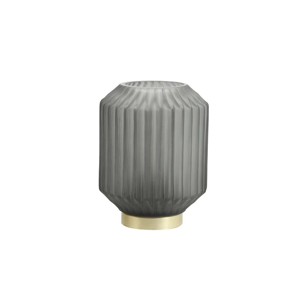 Lampe De Table Nomade à Poser Partout Coloris Foncé En Verre Ciselé 3 Lampe De Table Nomade à Poser Partout Coloris Foncé En Verre Ciselé