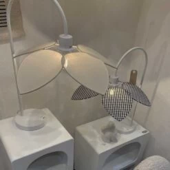 Lampe à Poser Fleur Sable H58cm -Décor Soldes lampe a poser fleur sable h58cm 3