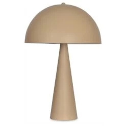 Lampe Dôme Paul Métal écru Mat Hauteur 50cm -Décor Soldes lampe dome paul metal ecru mat hauteur 50cm 4