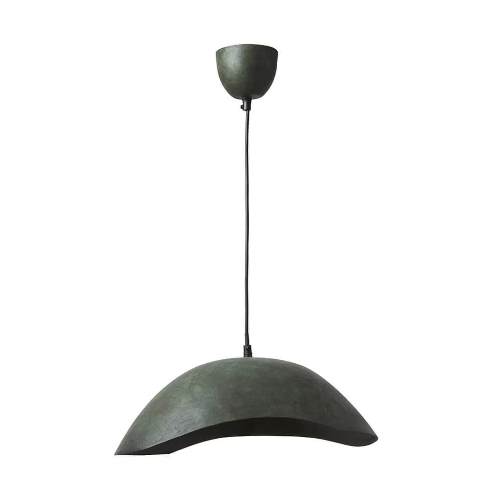 Lampe Suspendue Taille M En Alu Patiné Vert Antique 3 Lampe Suspendue Taille M En Alu Patiné Vert Antique
