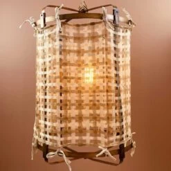 Lanterne Thaïlandaise Métal Et Tissu Ajouré Beige Et écru L 12 Lanterne Thaïlandaise Métal Et Tissu Ajouré Beige Et écru L -Décor Soldes lanterne thailandaise metal et tissu ajoure taupe et ecru uni l 4