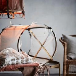 Lanterne Thaïlandaise Métal Et Tissu Beige Uni L 14 Lanterne Thaïlandaise Métal Et Tissu Beige Uni L -Décor Soldes lanterne thailandaise metal et tissu beige uni l 4