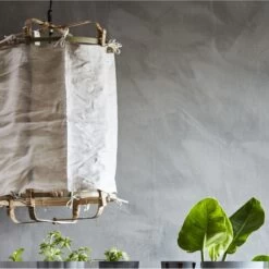 Lanterne Thaïlandaise Métal Et Tissu Beige Uni L 17 Lanterne Thaïlandaise Métal Et Tissu Beige Uni L -Décor Soldes lanterne thailandaise metal et tissu beige uni l 7